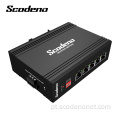 Scodeno 10/100 M Base-T 5 POE + Portas Switch de rede Ethernet Camada 2 IP40 Comutador industrial de qualidade de grau industrial